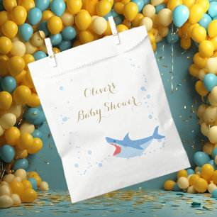 Shark Summer Boy Baby Shower  Favour Bag