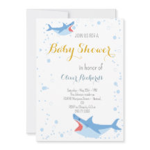 Shark Summer Party Splish Splash Kids Baby Shower