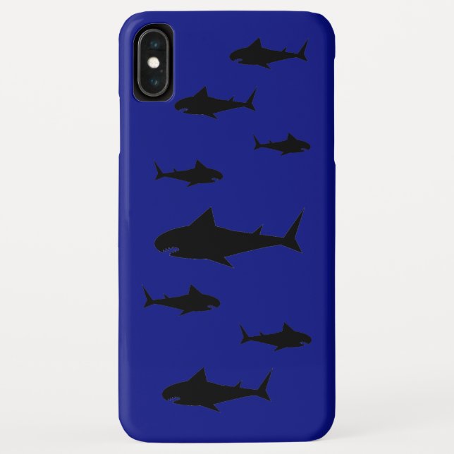Shark Swarm Case-Mate iPhone Case (Back)