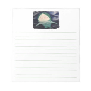 Shark Swimming, Lined Notepads