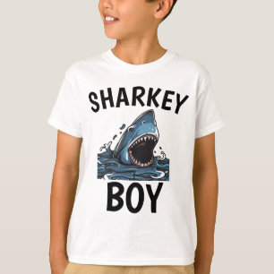 SHARK T-SHIRTS FOR BOYS, SHARKEY BOY