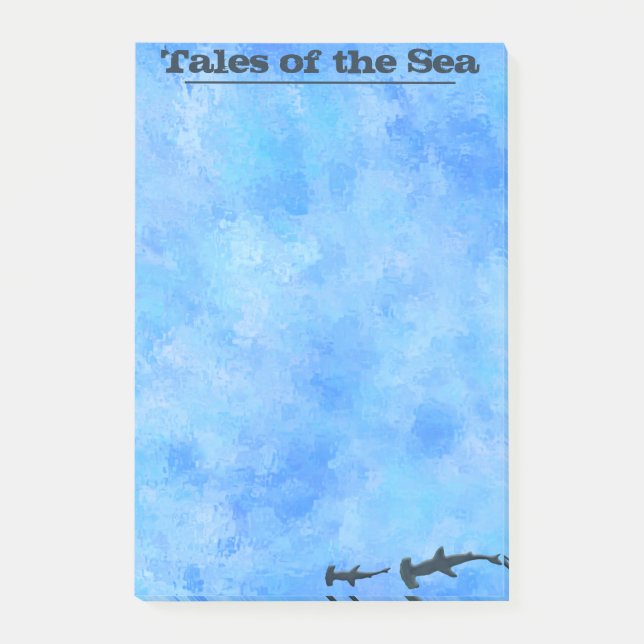 Shark Tales of the Sea Post-it Notes (Front)