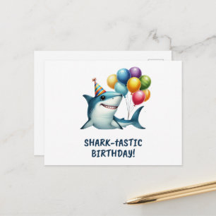 Shark-tastic Birthday Card