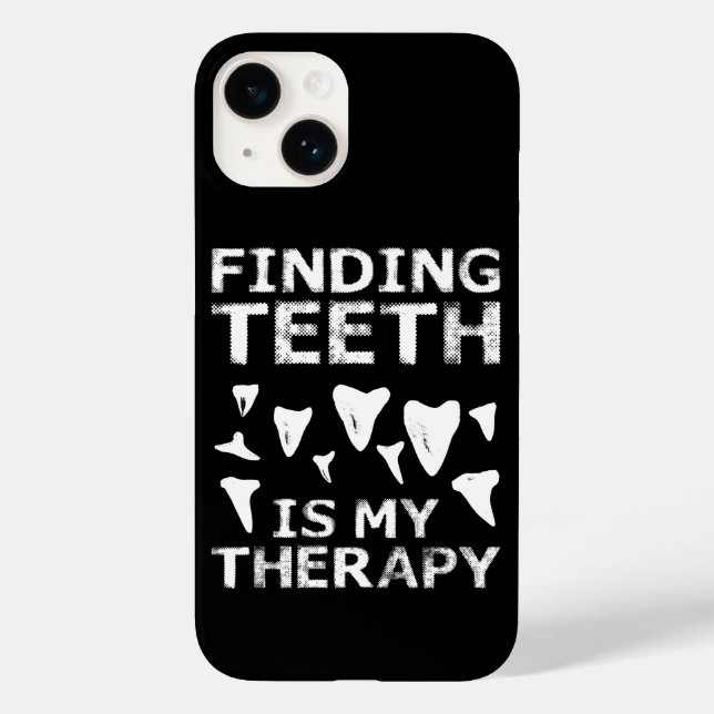 Shark Teeth Hunter Shark Tooth Hunting Fossil Hunt Case-Mate iPhone Case (Back)