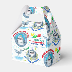 Shark Theme Kids Birthday Favor Box