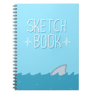 shark themed sketchbook / notebook !