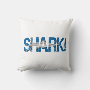 Shark! Throw Pillow