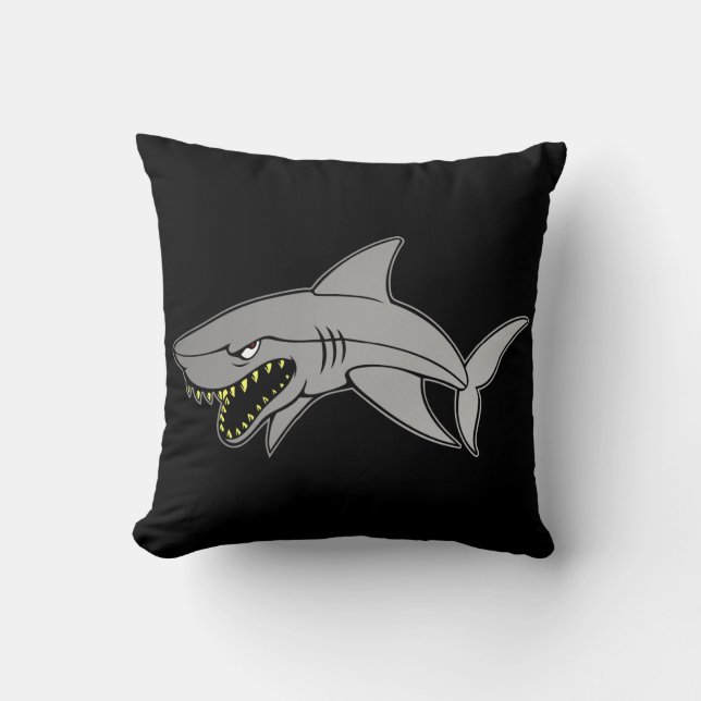 Shark Throw Pillow (Front)