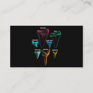 Shark Tooth Hunting Identity Key Business Card