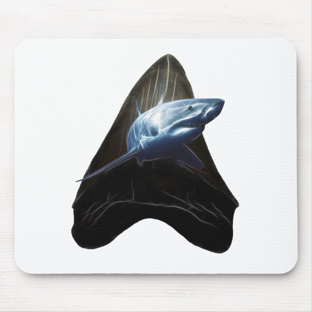 Shark Tooth Mouse Pad (Front)