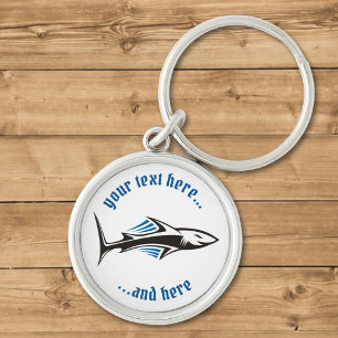 Shark Tribal Icon 1 Keychain