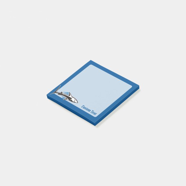 Shark Tribal Icon 1 Post-it Notes (Angled)