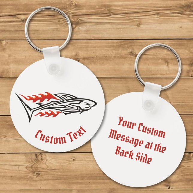 Shark Tribal Icon 2 Keychain (Creator Uploaded)