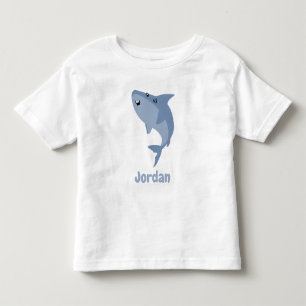 Shark Under The Sea Cute Personalized Toddler T-shirt