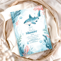 Shark Under the Sea Ocean Animals Baby Shower