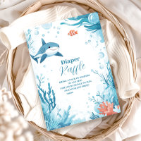 Shark Under the Sea Ocean Animals Diapper Raffle
