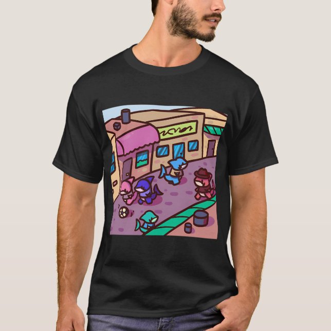 Shark Village T-Shirt (Front)