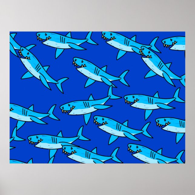 Shark Wallpaper Poster (Front)