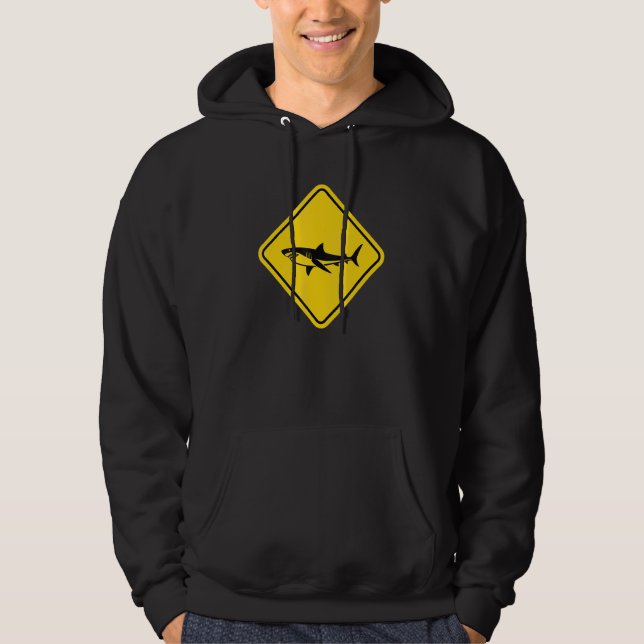Shark Warning Hoodie (Front)