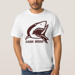Shark Week T-Shirt<br><div class="desc">I love you very much in glyphs. Change this text to your name, or anything else you like. This is a template, so everything is fully customizable.
Check out more custom t-shirts and other product from ArtOnWear.</div>