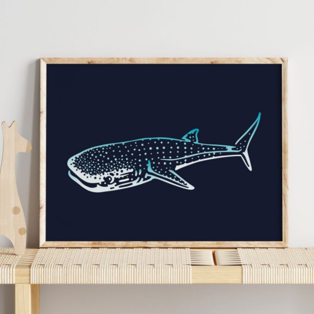 Shark Whale Print | Shark Whale Wall Print (Creator Uploaded)