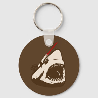 Shark with a Frickin' Laser Beam Keychain
