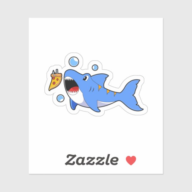 Shark with Pizza as Bait (Sheet)