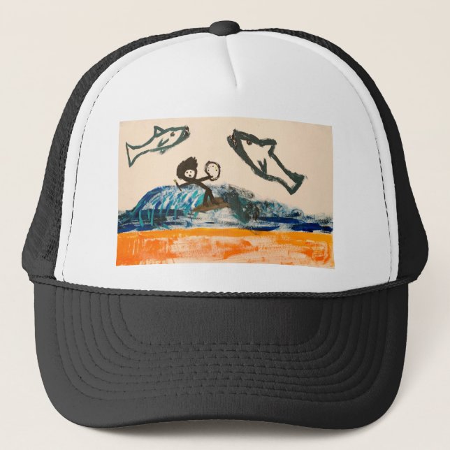 sharkbait trucker hat (Front)