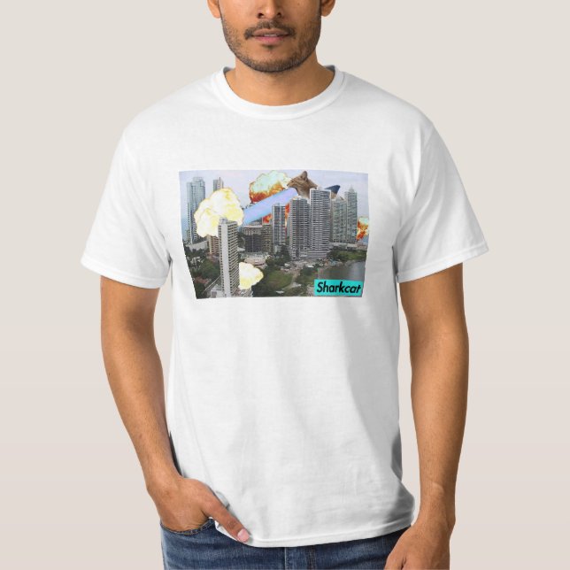 SHARKCATZILLA T-Shirt (Front)