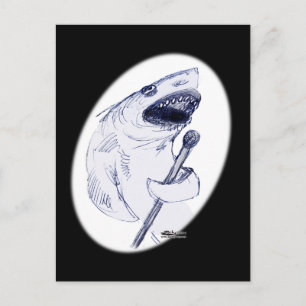 Sharkey Finatra Postcard