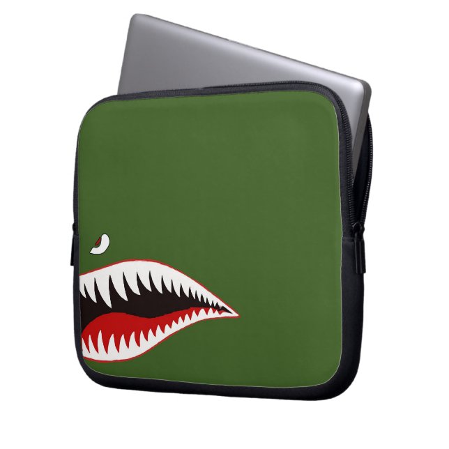 Sharkmouth Laptop Sleeve (Front Left)