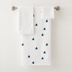 Sharks attention! bath towel set
