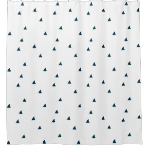 Sharks attention! shower curtain