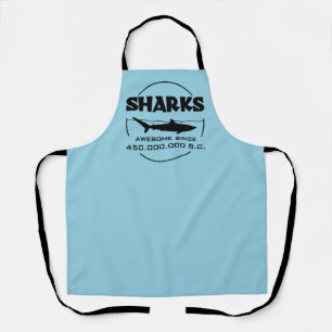 Sharks Awesome Since 450.000.000 B.C. Apron