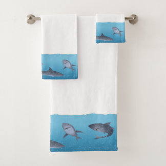 Sharks Bath Towel Set