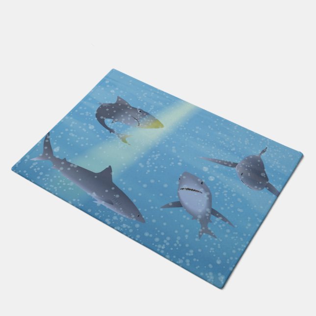 Sharks Doormat (Angled)