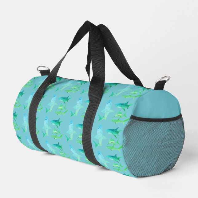 Sharks Duffle Bag (Right Corner)