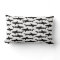 Sharks - Elegant Black and White Shark Pattern