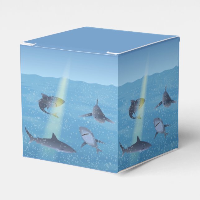 Sharks Favor Box (Front Side)