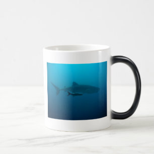 Sharks Fish Ocean Water Tropical Beach Peace Love Magic Mug