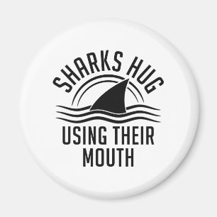 Sharks Hug Using Their Mouth Magnet