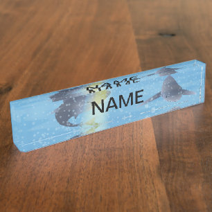 Sharks Nameplate