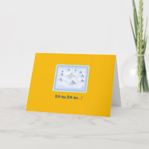 Sharks! on Mango There for You Greeting Card