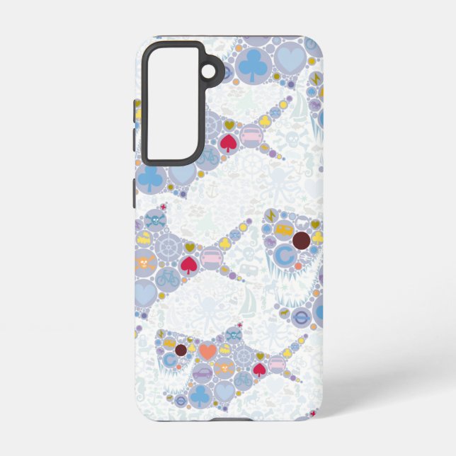 sharks samsung galaxy s21 case (Back)