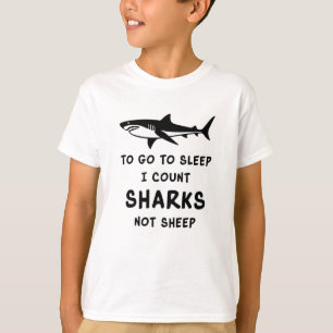 Sharks Shark Fin Fish Sea Ocean Cool Funny Gift T-Shirt