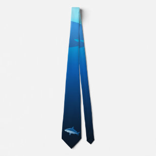 Sharks swimming tie