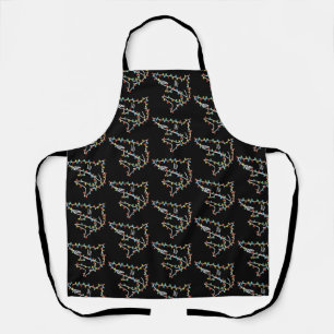 Sharks Tree Christmas Xmas Pet Animal Shark Lover  Apron