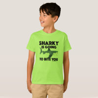 Sharky Is Going To Bite You Design - Kids' Basic T