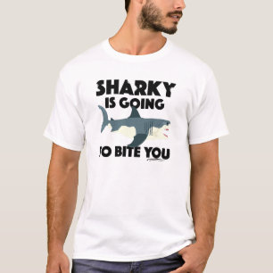 Sharky Is Going To Bite You Design - Men's Basic T T-Shirt