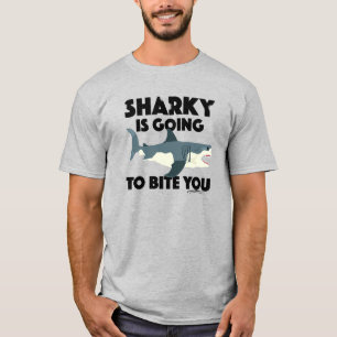 Sharky Is Going To Bite You Design - Men's Basic T T-Shirt
